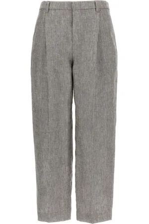 Brunello Cucinelli Wide-Leg-Hose mit Bundfalten
