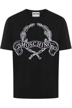Moschino T-Shirt mit Laurel-Print