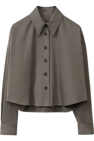 Fabiana Filippi Cropped-Jacke mit Rundhalsausschnitt