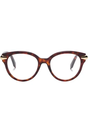 Bvlgari Brille mit rundem Gestell