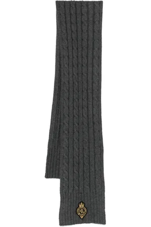 Ralph Lauren Schal mit Zopfmuster