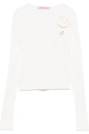 MISS BLUMARINE Pullover mit Applikationen