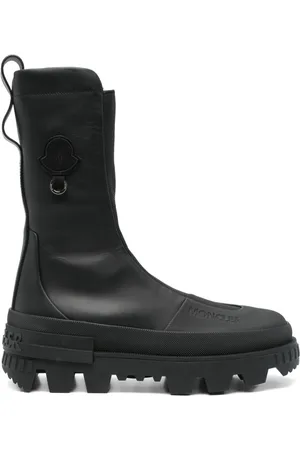 Moncler Stiefeletten aus Leder