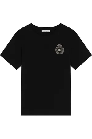 Dolce & Gabbana T-Shirt mit Logo-Stickerei