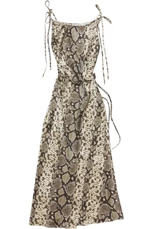 Acne Studios Kleid mit Schlangenleder-Print