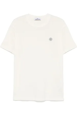 Stone Island T-Shirt mit Kompass-Applikation