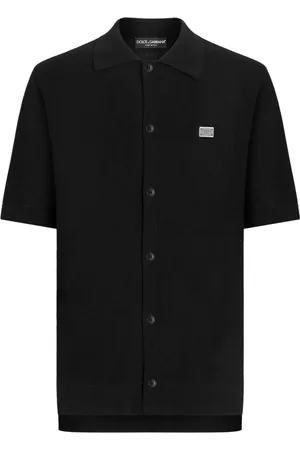 Dolce & Gabbana Hemd mit Logo-Schild