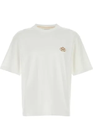 Prada T-Shirt mit Logo-Stickerei