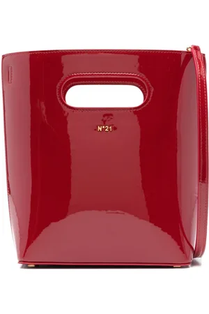 Nº21 Kleine Handtasche mit Logo-Schild