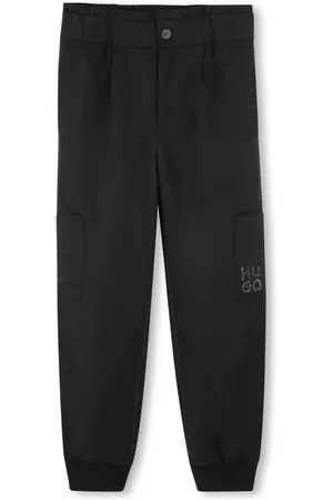 HUGO BOSS Hose mit Logo-Applikation