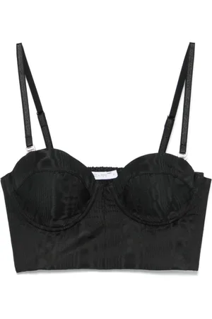 Patrizia Pepe Bustier-Top mit Jacquardmuster