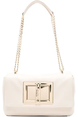 Moschino Schultertasche mit Logo-Prägung