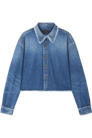 Alanui Jeanshemd mit Fransen
