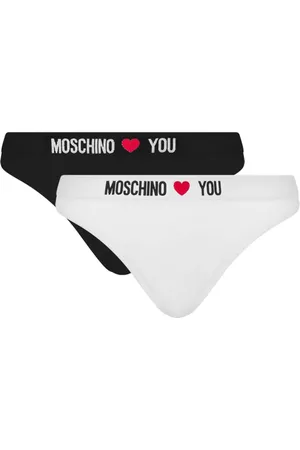 Moschino Tangas mit Logo (2er-Set)