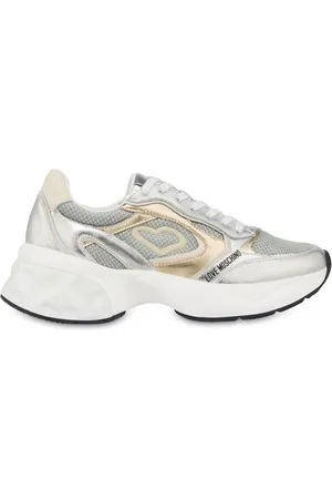 Moschino Sneakers mit Logo-Print