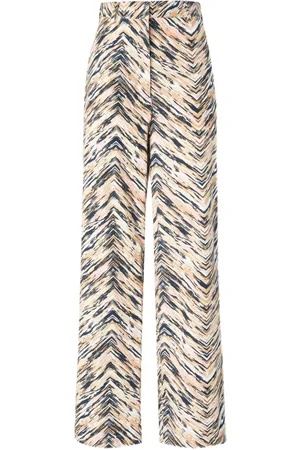 Missoni Palazzohose mit Zickzackmuster