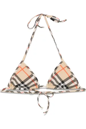 Burberry Kariertes Bikinioberteil