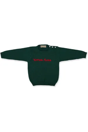 LA STUPENDERIA Pullover mit Slogan-Stickerei