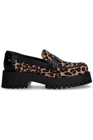 BALDININI Loafer mit Leoparden-Print