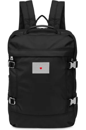 Moschino Rucksack mit Logo-Schild