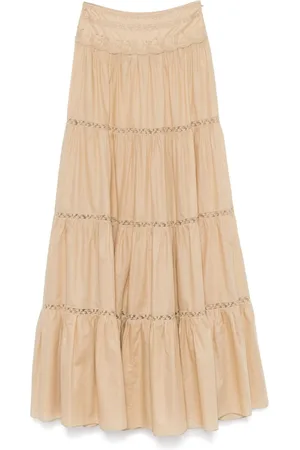 ERMANNO SCERVINO Rock mit aufgestickten Blumen