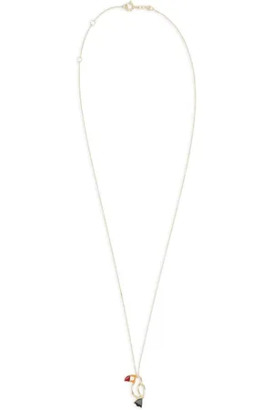 Aliita 9kt Tucan Gelbgoldhalskette