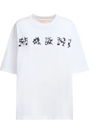 Marni T-Shirt mit Logo-Print