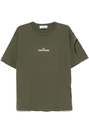 Stone Island T-Shirt mit Logo-Print