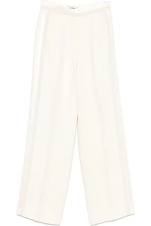 Fendi Wide-Leg-Hose mit Einsätzen