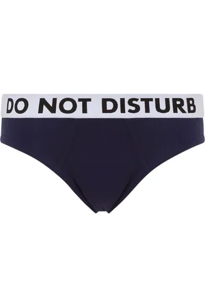 Moschino Slip mit Slogan-Bund