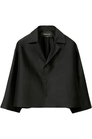 Fabiana Filippi Cropped-Jacke mit Rundhalsausschnitt