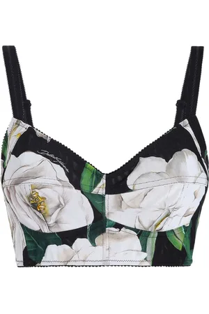 Dolce & Gabbana Bustier-Top mit Print