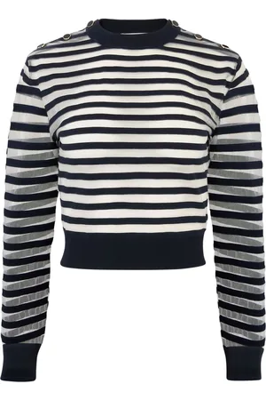 Nina Ricci Transparentes Sweatshirt mit Streifen