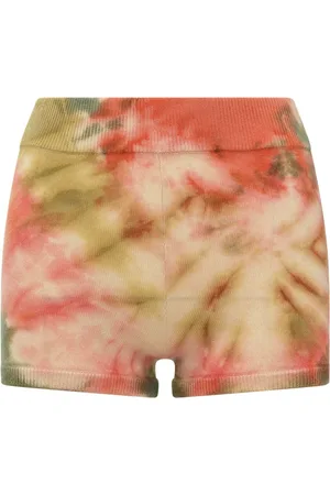 Mixik Shorts mit Batikmuster