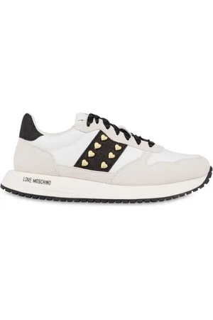 Moschino Heart Sneakers mit Nieten