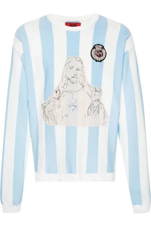 424 FAIRFAX Sweatshirt mit Logo-Applikation