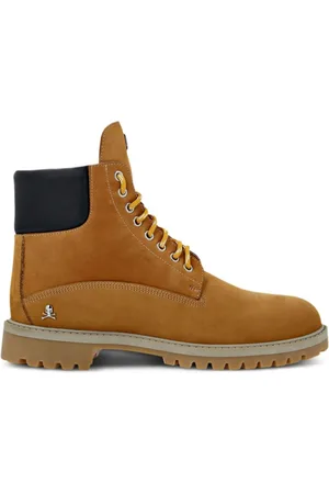 Philipp Plein Stiefel mit Logo-Schild