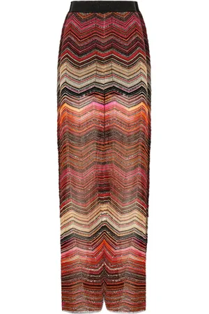 Missoni Palazzohose mit Zickzackmuster