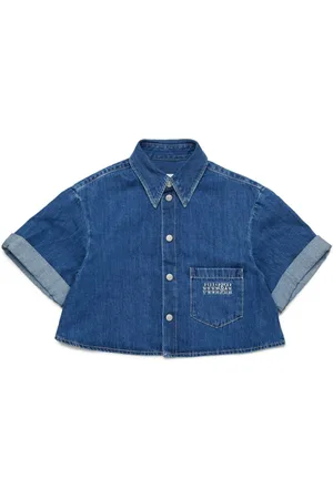 Maison Margiela Jeanshemd im Cropped-Design