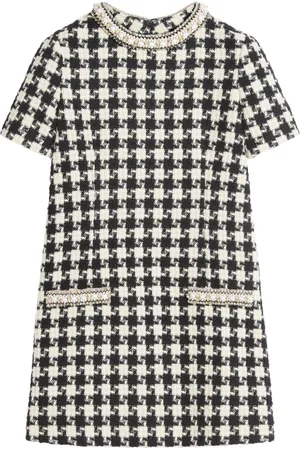 VALENTINO GARAVANI Damier Light Tweed-Minikleid