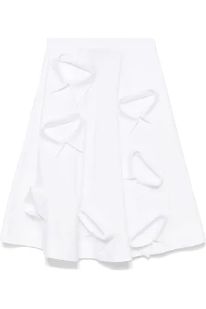 Moschino Midirock mit Stehkragen