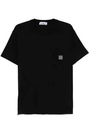 Stone Island T-Shirt mit Kompass-Applikation