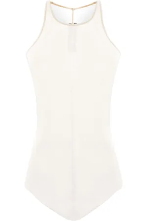 Rick Owens Fein geripptes Tanktop