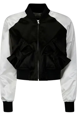 Comme des Garçons Satin-Bomberjacke mit Schleifendetail