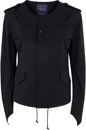 YOHJI YAMAMOTO Jacke ohne Kragen