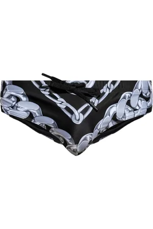 VERSACE Badehose mit Chains-Print
