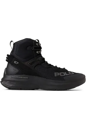 Ralph Lauren High-Top-Sneakers mit Kontrasteinsätzen