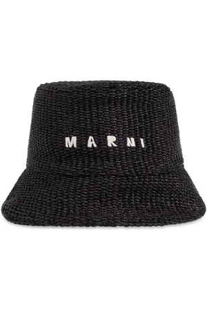 Marni Fischerhut mit Logo-Stickerei