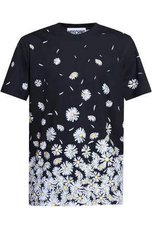 Moschino T-Shirt mit Blumen-Print