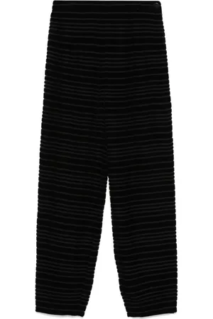 Giorgio Armani 1990s Hose aus Samt